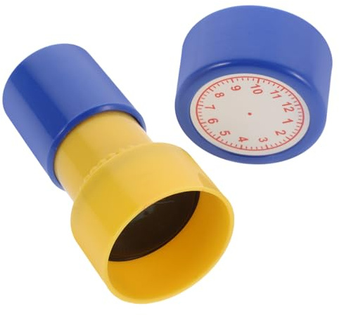 TOYANDONA Clock Stamp for Kids: Plastic Time Learning Stamp - Boost Time Concept & Observation Skills - Interactive Teaching Tool for Boy Girl Preschool & Elementary Students