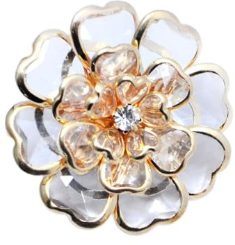 Dekorativa för blomformade knappar för kvinnor | Vintage metall med blomform för sömnad och kläder | s för täckning av blusknappar | för kvinnor, mödrar,