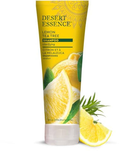 Desert Essence Organic Tea Tree Lemon Shampoo, 8 fl oz (237 ml)