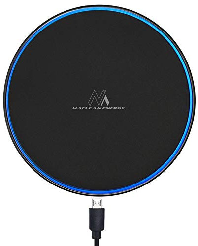 Maclean MCE250B Chargeur À Induction Rapide sans Fil Qi Fast Chargeur de Bureau (MCE250B)