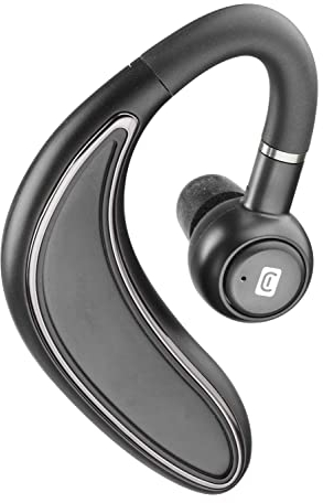 Cellularline | Bold |Écouteurs Oreillette Bluetooth Mono avec Batterie de 23 Heures - Microphone Intégré avec Bouton Répondeur et Charge Rapide - Noir