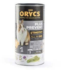 Miniorycs Alimento Natural Adult Plus Prevent para Conejo 1.4 kg 1400 g