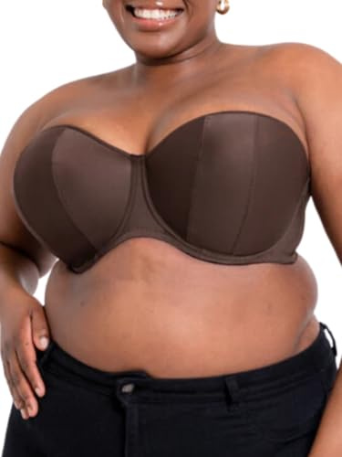 Curvy Kate Luxe Strapless Bra Cocoa 40E