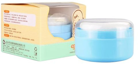 Dtaigou Étui à bouffée en poudre, bouffée de poudre corporelle et récipient | Boître à saupoudrage lâche à l'épreuve des fuites | Étui de distributeur de récipient en poudre avec bouffée pour bébé