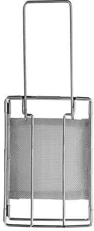 Rack de pain grille pliable en acier inoxydable Portable Plate-toast à pique-nique extérieur Résistant à la chaleur résistante à la chaleur facile à transporter pour le camping