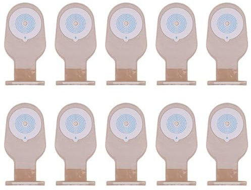 Kopinma 10 sacchetti per colostomia, sacchetto di drenaggio usa e getta per colostomia Ileostomia Stoma Cura 20-60 Mm Economico Scarico Valvola Colostomia Sacchetto