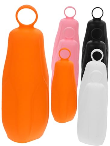 NOLITOY Maniche per Flaconi Cosmetici in Silicone 8 Pezzi Set Antileak Dimensioni Compatte Copertura per Bottiglia da Viaggio Riutilizzabile per Kit Prodotti Bagno Viaggio Trasporto Sicuro