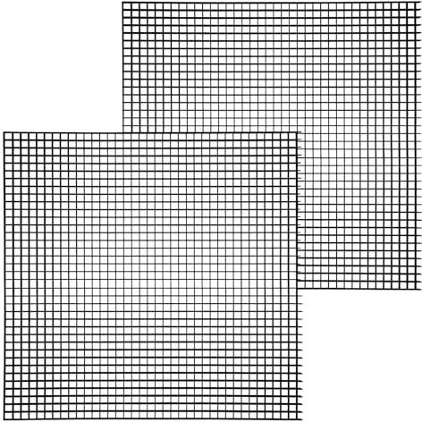Tuanse 2 Pack Egg Crate Panel 2' x 2' with 1/2x3/8 Ceiling, 2' X 2', Black