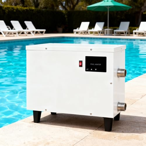 aromaoveite Calentador para Jacuzzi/SPA | Calentador Duradero De Acero Inoxidable, Opciones De Potencia De 5,5 A 15 Kw, Control Inteligente De Temperatura,Apto para Piscinas, Spas Y Baños. 5.5kw