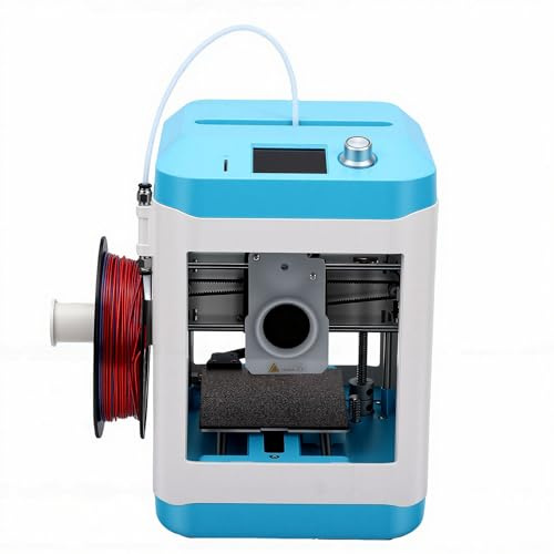 Jeffergarden Mini 3D-skrivare, Färdigmonterad Stationär 3D-skrivare med WiFi-utskrift, Automatisk Utjämning, 2,4- LCD-skärm och Uppvärmd PEI-plattform för Nybörjare Kids Home School (#1)