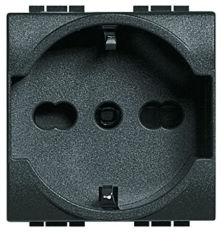 BTICINO L4140/16 PRESA SCHUKO + BIVALENTE LIVING INTERN