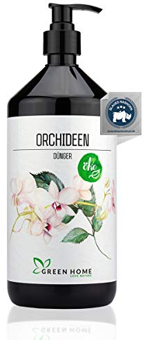 GREEN HOME LOVE NATURE® 1L engrais pour orchidées liquide à haute teneur en nutriments - plus durable engrais pour orchidées facile à doser