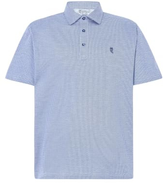 El Búho Nocturno Polo Hombre Manga Corta Algodón Slim Fit - Punto Suave Absorbente Transpirable Verano - Golf Tenis Pádel Camisa Deporte Casual Vestir
