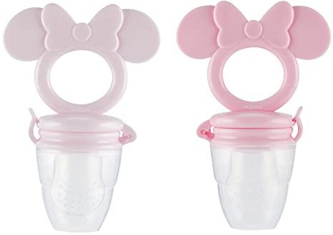 Disney Mickey and Minnie Teether with Fruit Feeder - Safe and Durable Design for Soothing Your Baby's Teething Pains