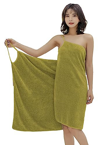 SJTJSPX Saunakilt Women's Sauna Towel Soft Bathrobe Sling Bath Skirt Wrap Portable Bath Towel Women Sauna Towel Microfibre Shower Towel for Shower Pool Spa Bathroom