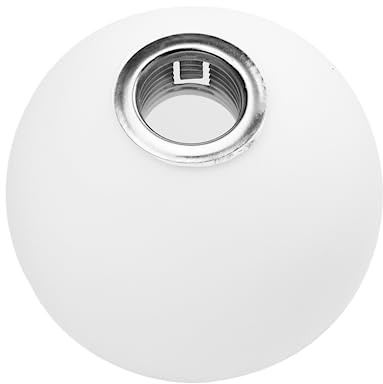 Gatuida Pantalla de Lámpara Esférica de Vidrio Mate Diseño Antiguo y Textura Suave Compatible con Bombillas Accesorio Decorativo Duradero para Iluminación Moderna