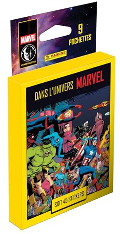 Panini Marvel Comics - dans l'univers Marvel Blister 9 Pochettes