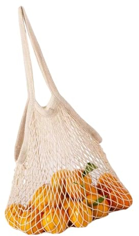 Borsa pratica pieghevole della drogheria di rinforzo robusta del cotone della maniglia di grande capacità dei prodotti pesanti pesanti, Multicolore, L, Bellezza di massa