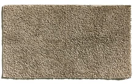 möve Wellness Badteppich Linentwist 60 x 100 cm aus 70 % Baumwolle / 30 % Leinen, nature, Natur