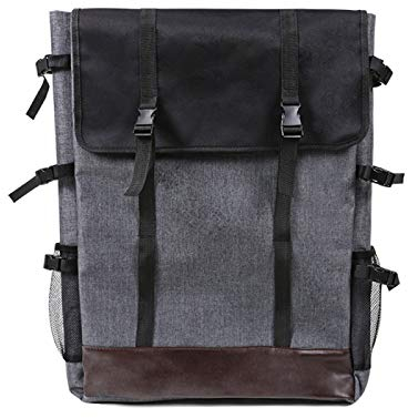 HOMDREAM Zeichentasche 4K Drawing Bag Sketch Drawing Board Bag Doppelte Schulter Multifunktionale wasserdichte Leinwand Art Aufbewahrungstasche,Grey