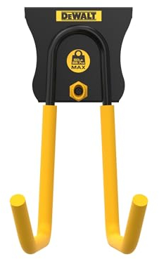 DEWALT Organizador de herramientas, gancho estándar largo, para caballetes y escaleras, capacidad de 50 libras, compatible con sistema de almacenamiento de taller (DWST82811)