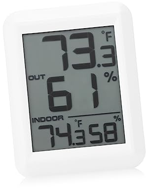 Mipcase hygromètre thermometre wifi thermomètre wifi cave a vins cave à vins thermomètre hygro gestionnaire production agricole minuteur blanche