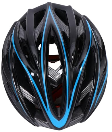 ROMISBABA Fahrradhelm Herren Damen Verstellbar Leichter Cycling Helm mit Stoßdämpfungsschutz für Mountainbike Skateboard Outdoor Sport Schutzausrüstung in Leuchtendem Blau
