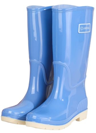 Stivali di Gomma Leggeri da Donna Slip on Stivali da Giardino Impermeabili Chelsea Boots Impermeabili Chelsea Boots Stivaletti Pioggia Gomma Tronchetti Donna Altezza Stivaletti Leggere Antiscivolo