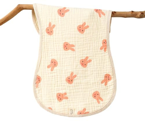 Serviette de toilette en mousseline de coton doux pour bébé - Grand gant de toilette - Serviette absorbante - Serviette nouveau-né - Pour fille - Gant de toilette en coton
