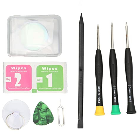 Semme Sostituzione Vetro 40mm R860 R865 Kit di Riparazione Lente in Vetro LCD Anteriore Schermo di Ricambio Professionale per Smartwatch Danneggiati con Strumenti di Installazione