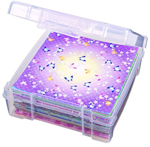 ArtBin 6953AB ClearView 6 x 6 Box Art & Craft Organizer, [1] Plastic Storage Case, Clear