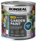 Ronseal RSLGPMB250 GPMB250 Garden Paint Midnight Blue 250ml, 250 ml