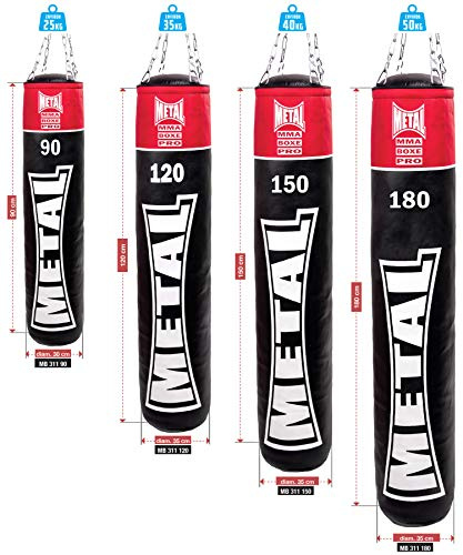 METAL BOXE MB311N150P Sac de Frappe 150cm Noir 40 kg