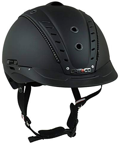 Casco Reithelm VG1 Mistrall-2, schwarz matt, S/M (55-57 cm)