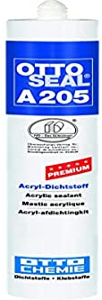 OTTOSEAL A 205 Premium - Sellador acrílico (310 ml, cartucho C01), color blanco