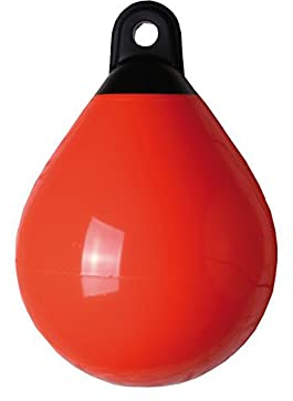 Majoni Kugelfender Fenderboje Bootsfender orange, Durchmesser 55 cm