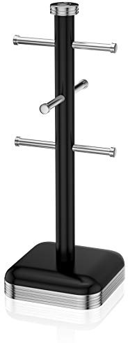 Swan Retro Mug Tree (Black)