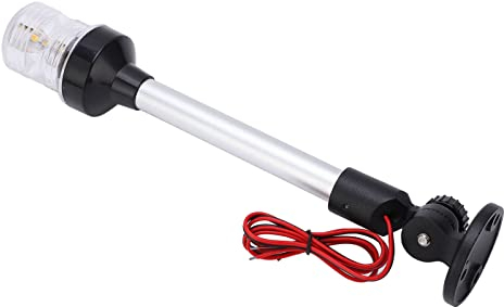 Uadme Boot LED Ankerlicht,12v - 24v Weiß Marine Led Navigationslichter Boot 360° Boot Toplicht Positionslichter, Ankerlicht BootszubehöR für Yachtboote Kleines Boot