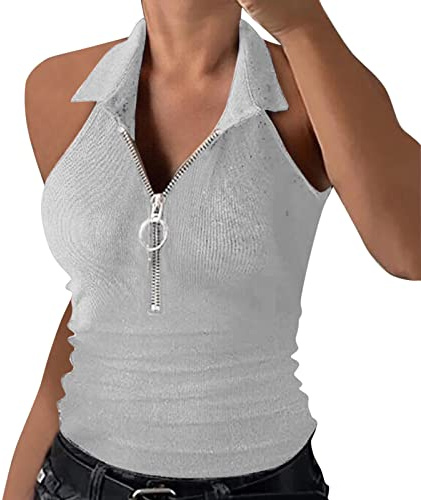 WWricotta Débardeurs Femmes ÉTé Plage - Bretelles Femme T-Shirt Spaghetti Sexy Dos Nu Tube DéBardeur Chic Mode Pas Cher Crop Top Sexy pour Daily Wearing