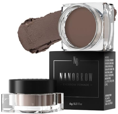 Nanobrow Eyebrow Pomade - Waterproof Brow Pomade (Dark Brown)