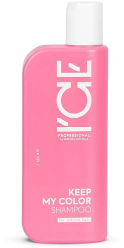 ICE Professional Keep My Color Shampoo - Mildes Shampoo für coloriertes Haar - Schutz vor Verblassen, intensive Feuchtigkeit & Glanz - Mit UV-Filter & arktischer Himbeere - 250 ml