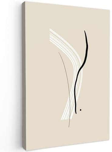 MuchoWow© Cuadros para Salon 60x90 cm Foto con Lienzo Canvas Laminas Cuadro Dormitorio Decoracion Hogar Pared Quadro Moderno - Pastel - Abstracto - Diseño