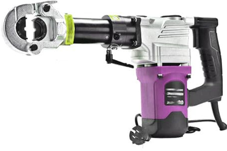 KHZKHC Coupe-Barres Hydraulique Électrique, Coupe-Acier Électrique Portable, Rotation Libre À 360 °, Pince À Sertir pour Colliers De Serrage À Pression Hydraulique, pour Câble CU/Al Et Câble Blindé