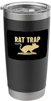 Fun Rat Trap Speech Stainless Steel Insulated Tumbler