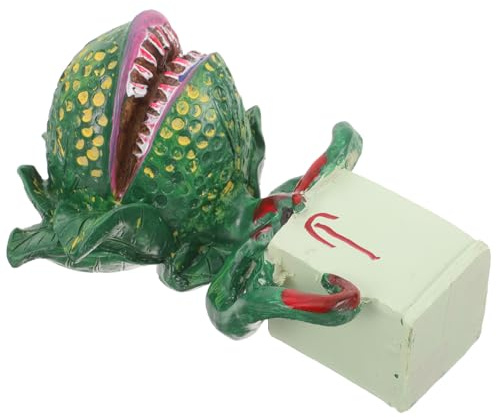 ROMISBABA Figurine Plante Carnivore Résine Décoration Créative Stable pour Intérieur et Jardin Ornement Halloween Original et Insolite