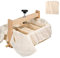 aleawol Tofu Presse Holz Tofu Maker mit Druckhebel, 2-in-1 Tofu Presser Tofu Pressform Gebäckpresse für Die Herstellung von Tofu Käse (M 15x15x9 cm)
