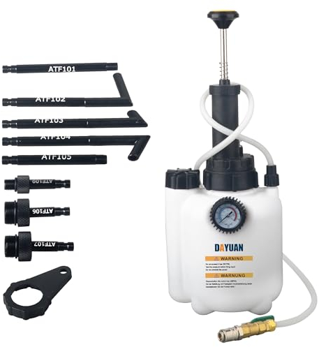 DAYUAN YT-99300 3L Manual Transmission Fluid Pump Oil Filling Filler System Fluid Transfer Pump Tool with Adapters
