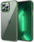 JETech Cover per iPhone 13 Pro Max 6,7 Pollici, Anti Ingiallimento Custodia con Assorbimento degli Urti e Anti-Graffio (Verde Alpino)