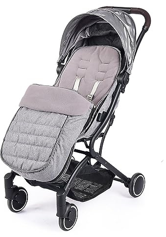 Kinderwagen Fußsack Universal Winterfußsack Babyschale Schlafsack Winddicht Babyfußsack mit Reißverschluss Wasserdicht Kuschelsack Herbst Winter Babydecke Beindecke für Kinderwagen Buggy Sportwagen
