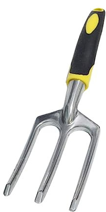 POPETPOP Fourche de Jardinage Stainless Steel inoxlm Pot Plantation Jardinage Potager râteau de Outil de Profondeur Ensemble de Quatre pièces Pelle à Fleurs poignée